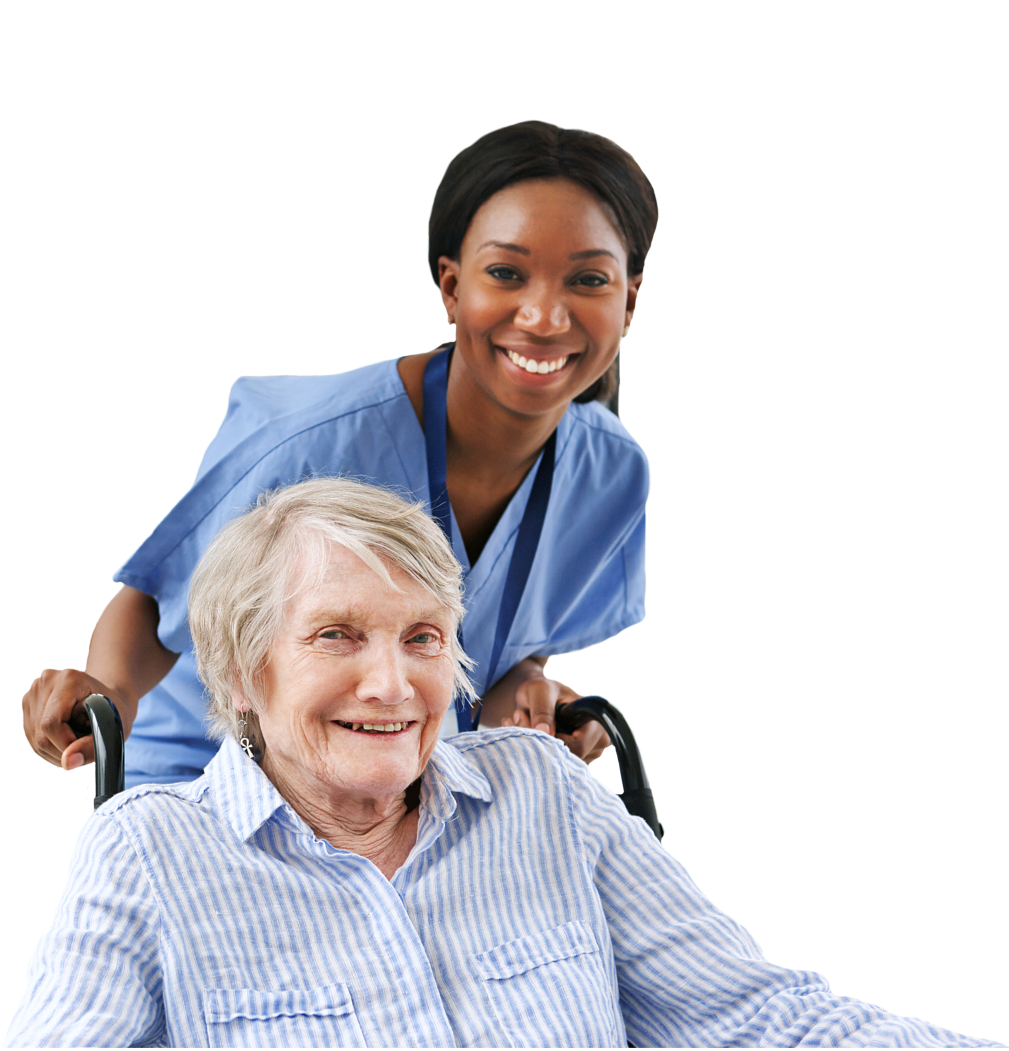 lady doctor with the patient smiling